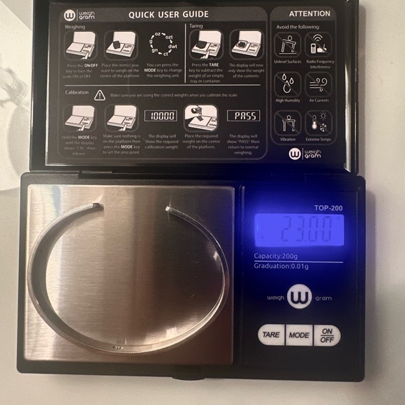 Gorgeous Diamond White Gold LOVE Bracelet Cuff - Picture 9 of 9